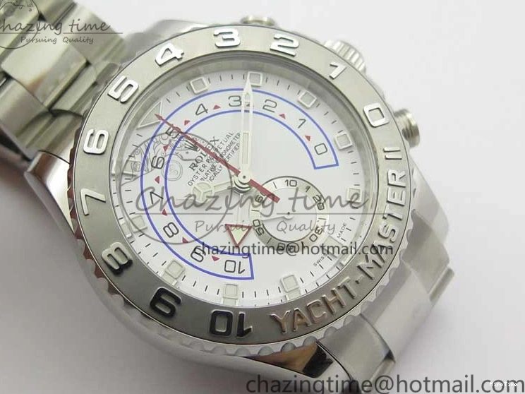 MiroTime 0126 Lightweight YachtMaster II 116689 SS JF 1:1 Best Edition White Dial Ceramic Bezel on SS Bracelet A7750 V 3184